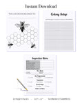 Beekeeping Log, Beekeeper Gift, Beehive Kit, Honey Bee Hive, Hive Inspection Notes, Beekeeper Book